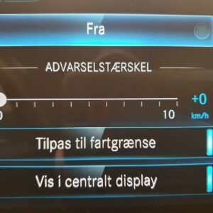 Kode automatisk fart tilpasning